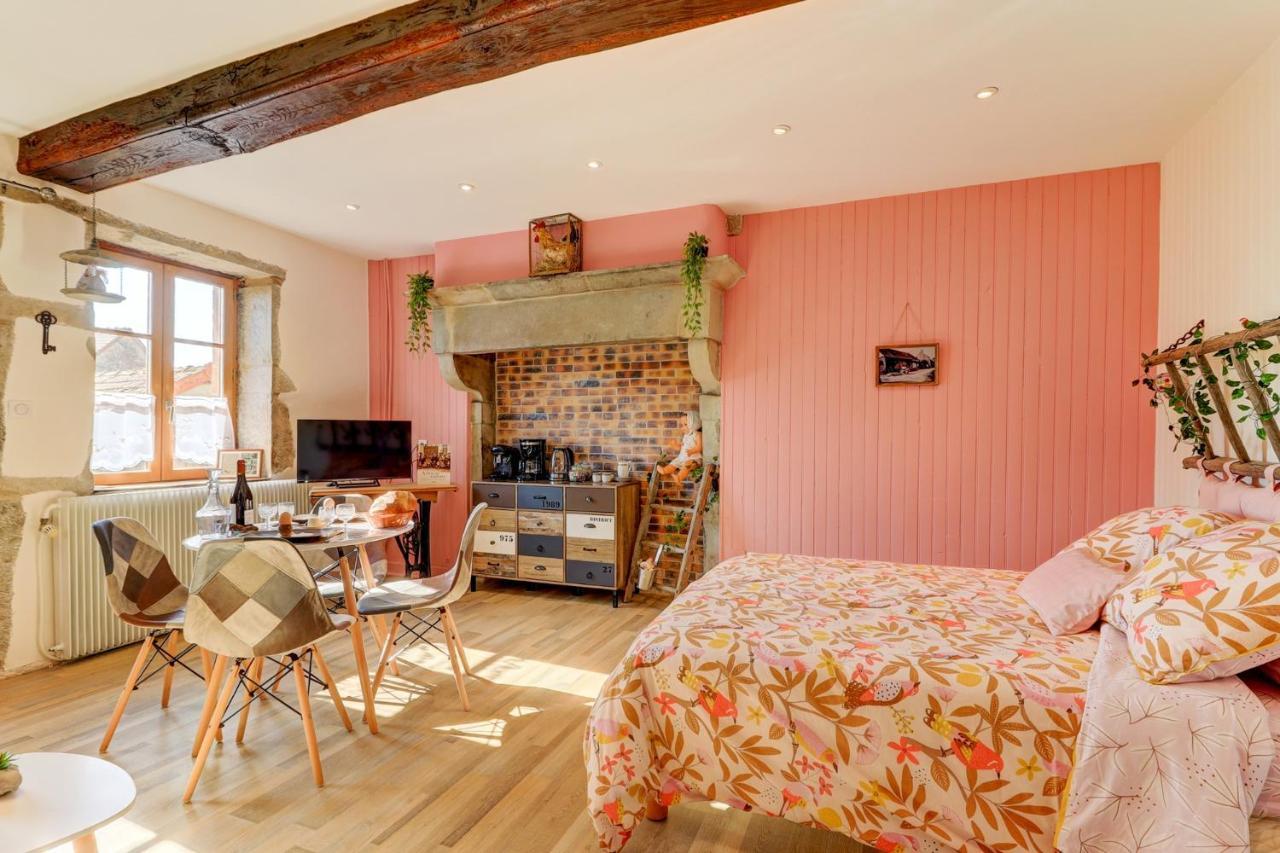 Le Petit Pressoir - Charmant Studio Collonges-en Charollais Exterior foto